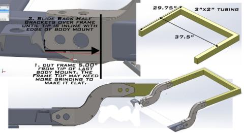 TJ/YJ Back Half Frame Kit Artec Industries
