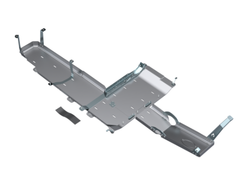 JT Gladiator Full Bellypan With Oil Door - 3.0L Diesel Aluminum Artec Industries