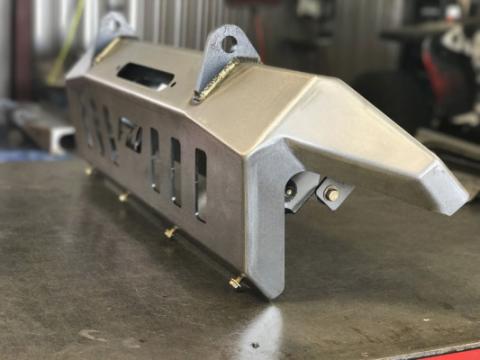 Jeep JK Front Bumper 07-18 Wrangler JK Crusher Series Bare Steel Motobilt