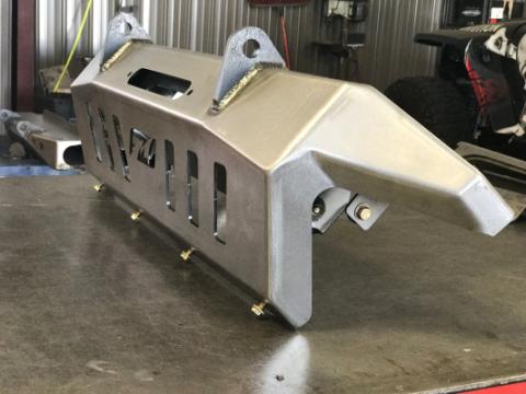 Jeep JK Front Bumper 07-18 Wrangler JK Crusher Series Bare Steel Motobilt