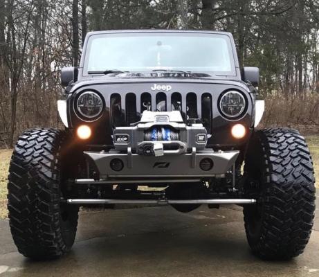 Aluminum Crusher 2 Inch Front Fenders for Jeep JK / JKU Motobilt