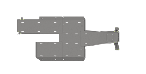 Jeep JL Skid Plate System 2018-Present Wrangler JL 4 Door 3.6L Motobilt