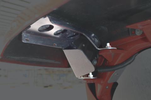 Front Fender Chop Bracket for Jeep Non-Rubicon JL/JT - Fender Brackets with One Pair LED Sidemarker Lights Motobilt