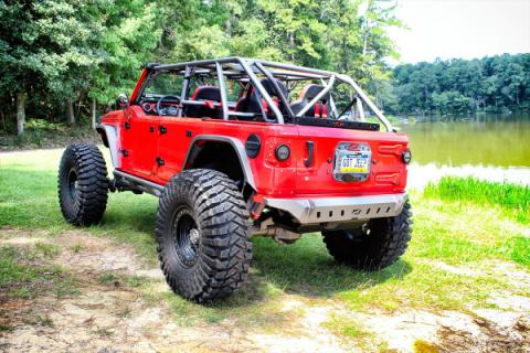 Jeep JL Rear Corner Armor for 18-Pres Wrangler JL Unlimited 4 Door Motobilt