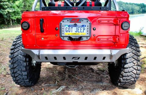 Jeep JL Rear Corner Armor for 18-Pres Wrangler JL Unlimited 4 Door Motobilt