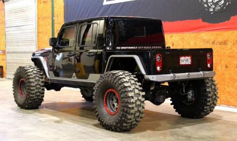 Bobbed Replacement Bed for Jeep Gladiator Motobilt