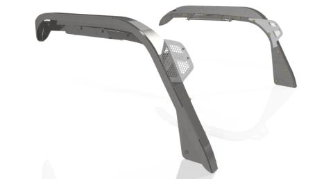 Front Highline Fenders for 2018-Present Jeep JL/JLU/JT Motobilt