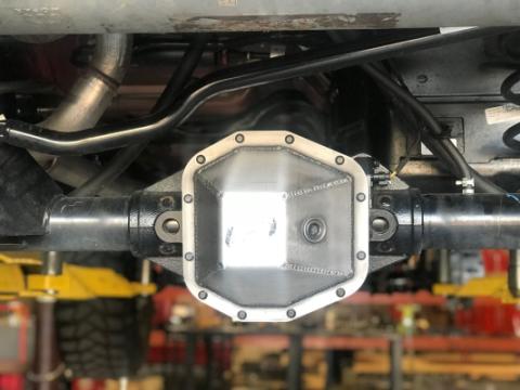 Jeep JL Differential Cover Rear 2018-Pres Wrangler JL Rubicon Dana 44 Bare Steel Motobilt