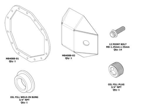 DIY AAM 10.5 DIFF Cover Motobilt