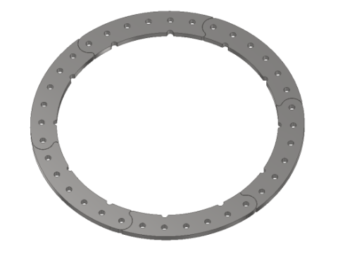 Centering Plate and Anti-Coning Rings for 17 Inch DIY Beadlocks Motobilt