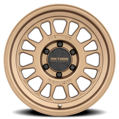 Aluminum Wheels 17x8.5 MR318 Bolt Pattern 6 On 135 Offset 0 Lip Size 1.97 Method Bronze BZ Method