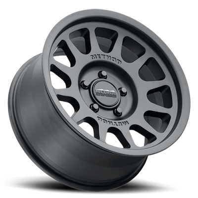 Aluminum Wheels 17x7.5 Bead Grip MR703 Bolt Pattern 5 On 160 Offset 50 Lip Size 0.87 Matte Black MB Method