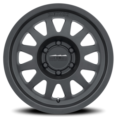 Aluminum Wheels 15x7 Bead Grip MR704 Bolt Pattern 5 On 100 Offset 15 Lip Size 1.18 Matte Black MB Method
