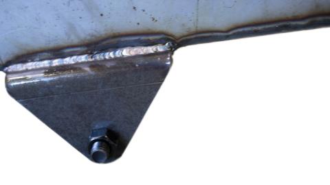 Rust Buster 1976-1986 Jeep CJ5, CJ7 & CJ8 Forward Frame Section with Front Leaf Spring Mount RB1012