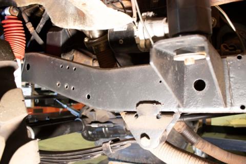 Rust Buster 1976-1986 Jeep CJ5, CJ7 & CJ8 Forward Frame Section with Front Leaf Spring Mount RB1012