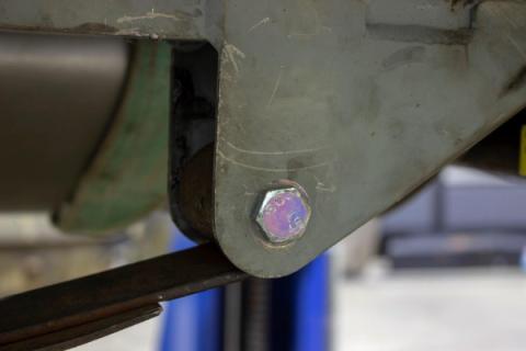 Rust Buster 1987-1995 Jeep Wrangler YJ Rear Frame Section With Leaf Spring Mount RB2005