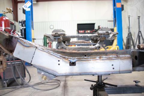 Mid Frame Repair Kit w/ Leaf Spring Mount For 1995-2004 Toyota Tacoma Double Cab Driver Side Rust Buster Frameworks