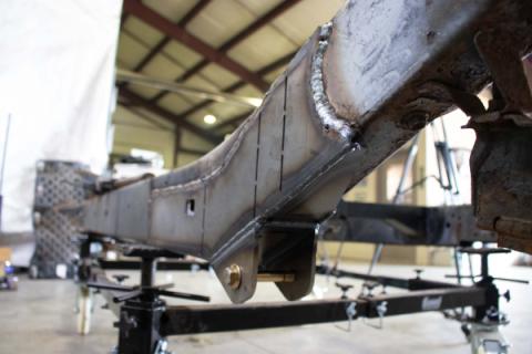 Mid Frame Repair Kit w/ Leaf Spring Mount For 1995-2004 Toyota Tacoma Double Cab Driver Side Rust Buster Frameworks