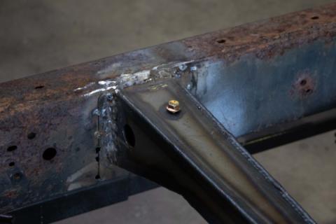 Forward Fuel Tank Crossmember For 1995-2004 Toyota Tacoma Rust Buster Frameworks