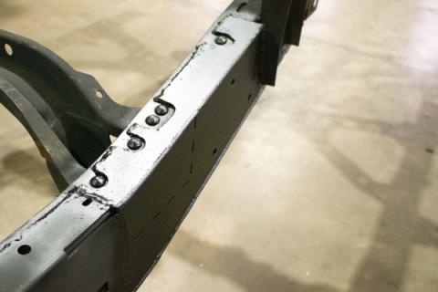 Leaf Spring Frame Repair Kit for 2005-2015 Toyota Tacoma Passenger Side Rust Buster Frameworks