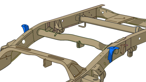Forward Bed Mount For 99-06 Chevy and GMC Pick Up Trucks Rust Buster Frameworks