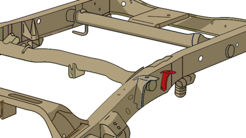 Center Bed Mount For 99-06 Chevy and GMC Pick Up Trucks Rust Buster Frameworks