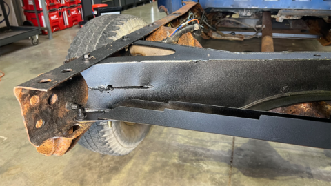 Rust Buster 1988-1998 Chevy C/K1500 & 2500 Spare Tire Rear Crossmember Support	RB7333