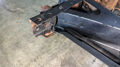 Rust Buster 1988-1998 Chevy C/K1500 & 2500 Spare Tire Rear Crossmember Support	RB7333