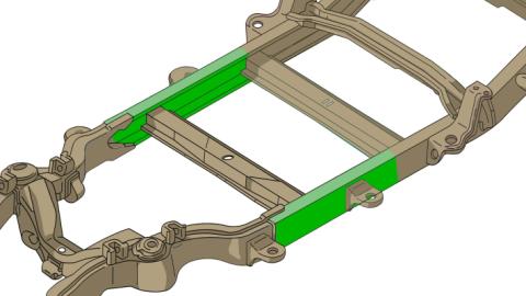 Center Frame Repair Kit For 88-98 Chevy C/K1500 Driver Side Rust Buster Frameworks