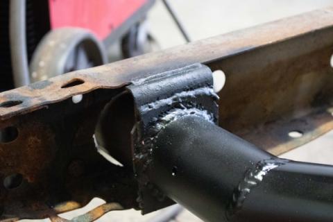 Tube Style Rear Frame Crossmember For 1999-2006 Chevy Silverado/GMC Sierra Rust Buster Frameworks