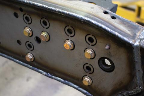 Center Rear Frame Repair Kit For 1973-1987 Chevy K10/K20 Passenger Side Rust Buster Frameworks