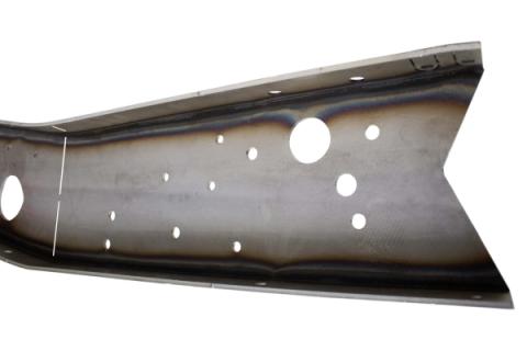 Center Forward Frame Repair Kit For 1973-1987 Chevy K10/K20 Driver Side Rust Buster Frameworks