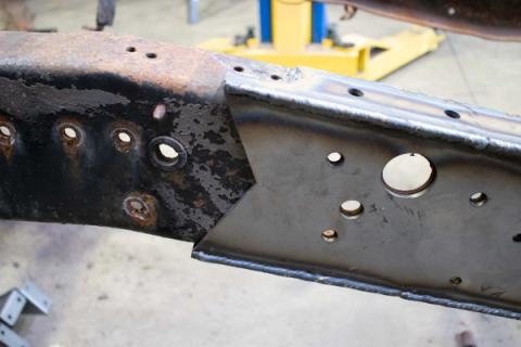 Center Forward Frame Repair Kit For 1973-1987 Chevy K10/K20 Passenger Side Rust Buster Frameworks