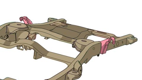 Rear Upper Shock Mount For Avalanche/Suburban/Yukon Passenger Side Rust Buster Frameworks