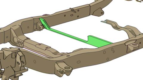 Front Frame Support Crossmember For Avalanche/Suburban/Yukon Rust Buster Frameworks