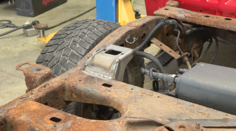Rear Upper Shock Mount Passenger Side 04-12 Chevy Colorado and GMC Canyon Rust Buster Frameworks