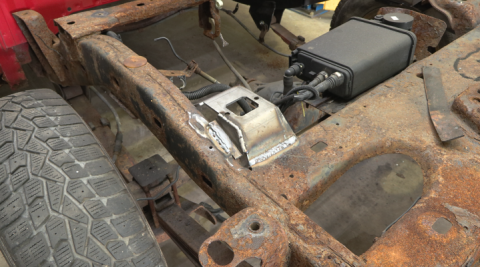 Rear Upper Shock Mount Passenger Side 04-12 Chevy Colorado and GMC Canyon Rust Buster Frameworks