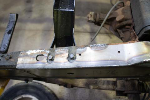 Over Axle Frame Repair Kit For 94-04 Chevy S10/GMC Sonoma Passenger Side Rust Buster Frameworks
