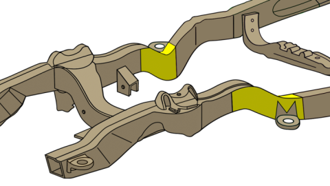 Front Frame Repair Kit For 94-04 Chevy S10/GMC Sonoma Passenger Side Rust Buster Frameworks