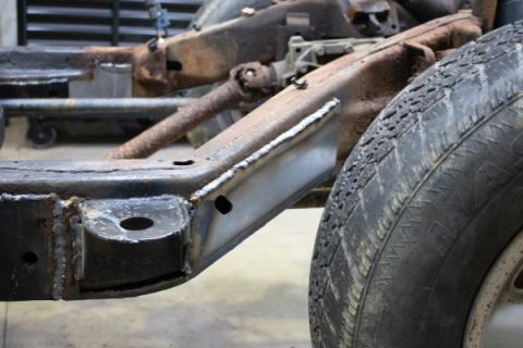 Front Frame Repair Kit For 94-04 Chevy S10/GMC Sonoma Passenger Side Rust Buster Frameworks