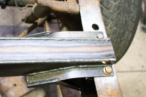 Spare Tire Crossmember For 94-04 Chevy S10/GMC Sonoma Rust Buster Frameworks
