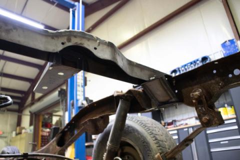 Spare Tire Crossmember For 94-04 Chevy S10/GMC Sonoma Rust Buster Frameworks