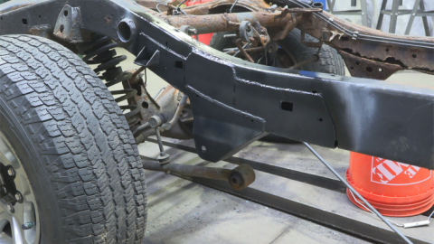 Mid-Rear Frame Repair Kit With C/A Mount Passenger Side For 1996-2002 Toyota 4Runner Rust Buster Frameworks