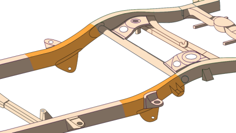Mid-Rear Frame Repair Kit With C/A Mount Passenger Side For 1996-2002 Toyota 4Runner Rust Buster Frameworks