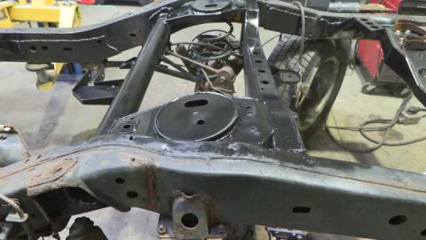 Rear Upper Coil Spring Bucket and Shock Mount For FJ Cruiser and 4Runner Driver Side Rust Buster Frameworks