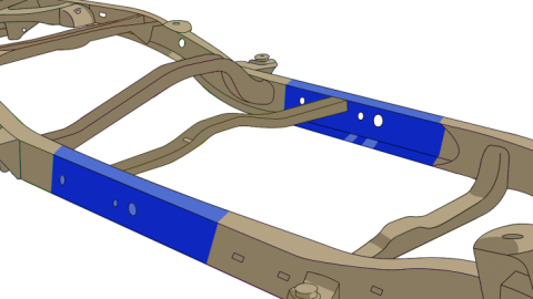 Center Frame Section Passenger Side For 2000-2006 Toyota Tundra Rust Buster Frameworks