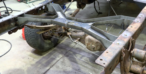 Spare Tire Crossmember For 2000-2006 Toyota Tundra Rust Buster Frameworks