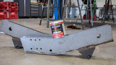 Total Protection Rust Cover Paint 1 US Quart - Satin Black Rust Buster Frameworks
