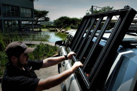 Drop Rack F-150 For 15-24 Ford F-150 5.5 Foot Short Bed SmartCap Fits Caps w/Serial #'s ending in &quot;MB&quot; &quot;WH&quot; or &quot;SA&quot;