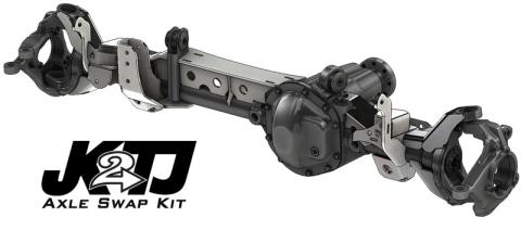JK2TJ Front Axle Swap Kit Dana 44 Rubicon LCA Brackets W/CAM Slot Artec Industries